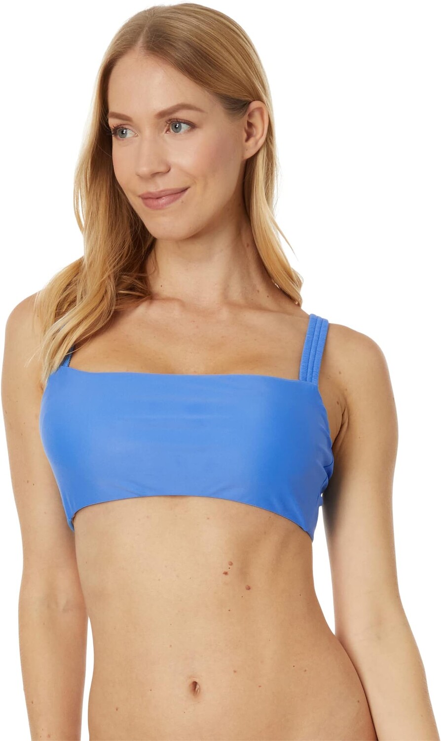 

Купальный топ Madewell Hazel Scrunchy Strap Top, цвет Ornamental Blue