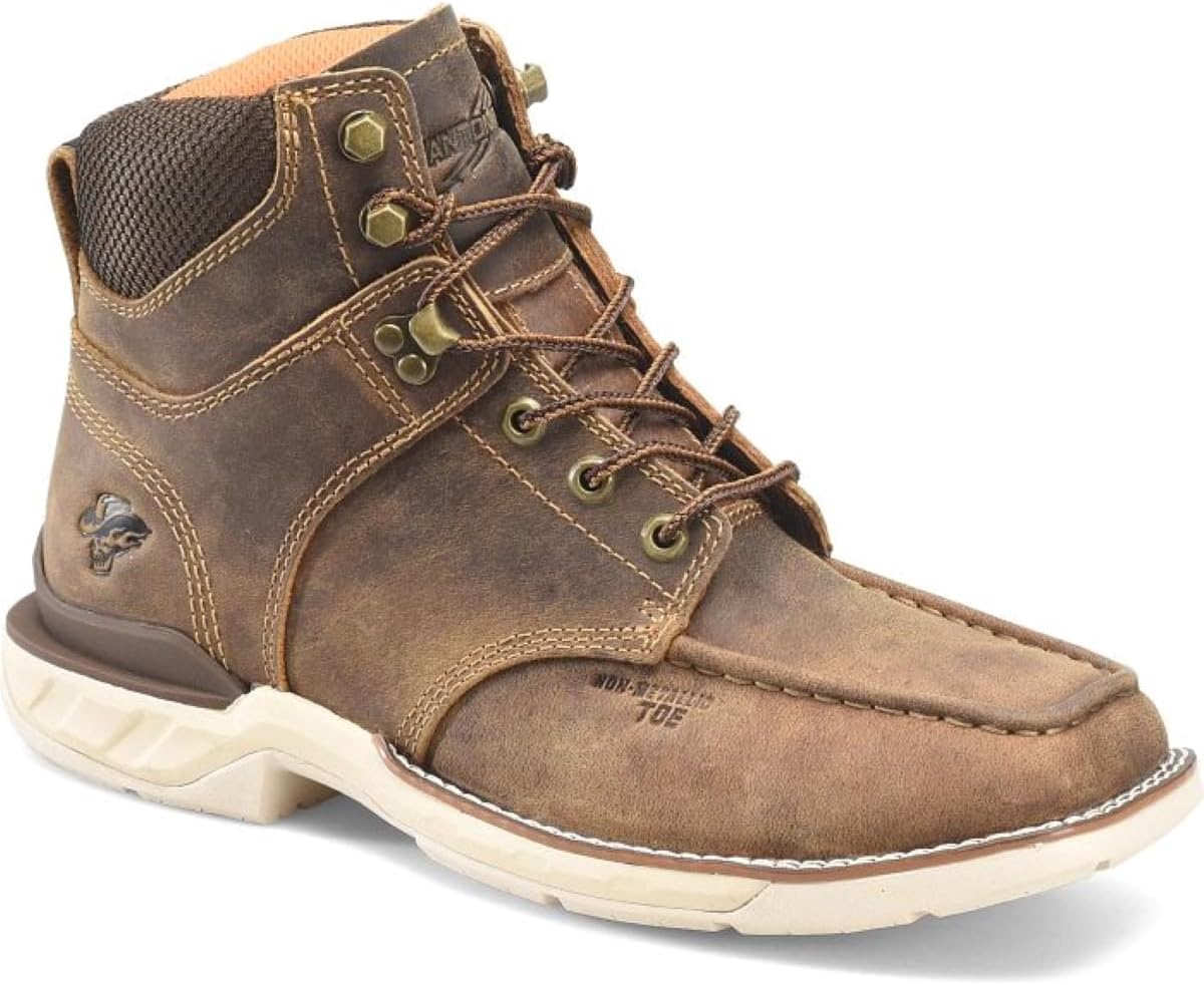 

Мужские Ботинки PHANTOM RIDER Brunel 6 с Композитным Носком - Прочный Западный Стиль, Долговечные, Легкие, коричневый