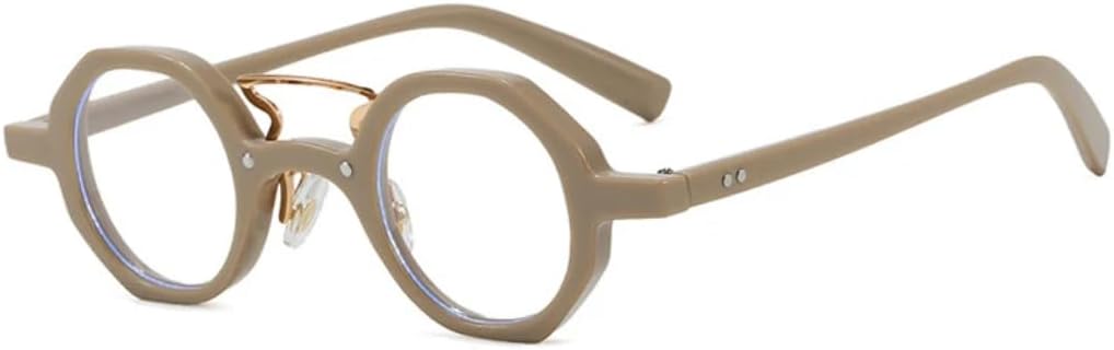 

Винтажные женские солнцезащитные очки неправильной формы в маленькой оправе, в стиле стимпанк, мужские солнцезащитные очки для вождения и путешествий, очки с защитой от УФ-излучения UV400 VVTWSSW, Coffee Clear