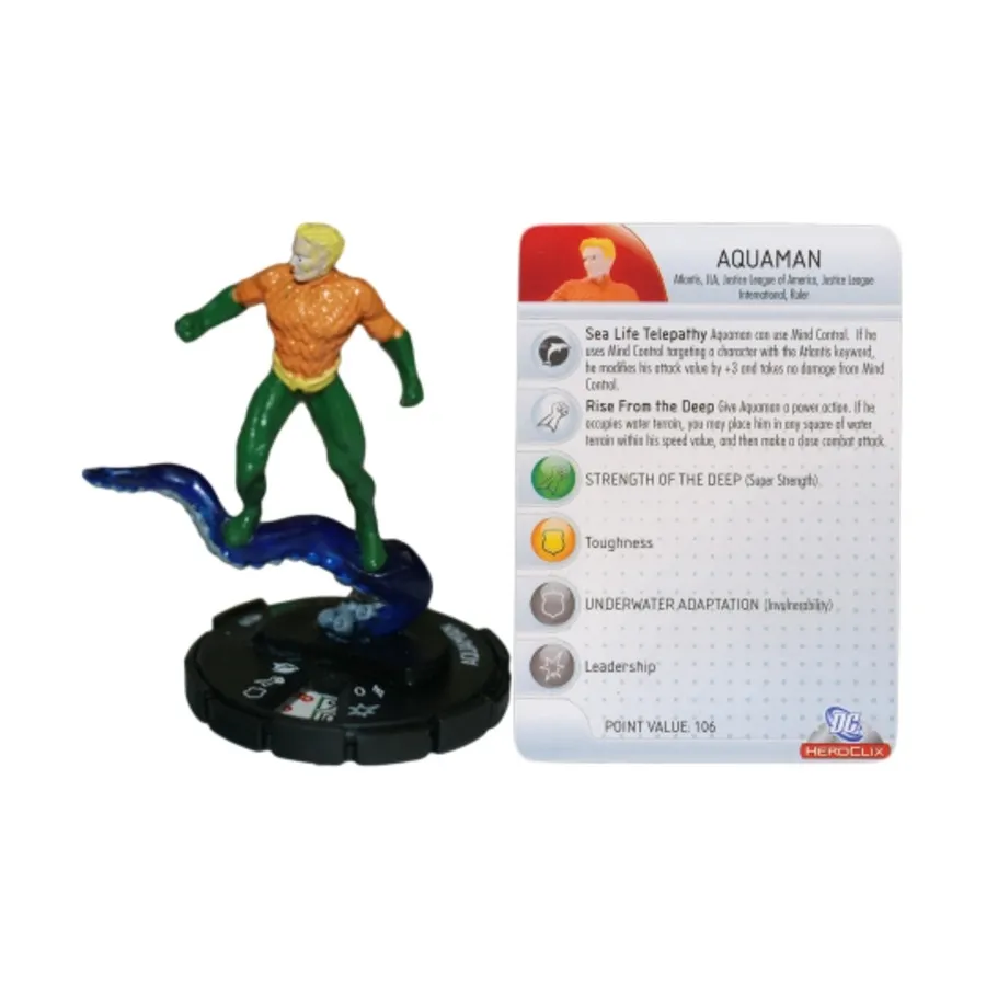 

Аквамен #029 (U), DC HeroClix - 75th Anniversary - Singles