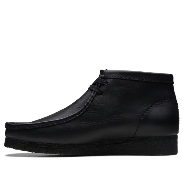 

Кроссовки wallabee boots 'black' Clarks, черный