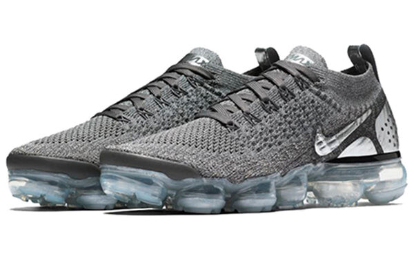 Кроссовки air vapormax flyknit 2 Nike, серый — фото 3