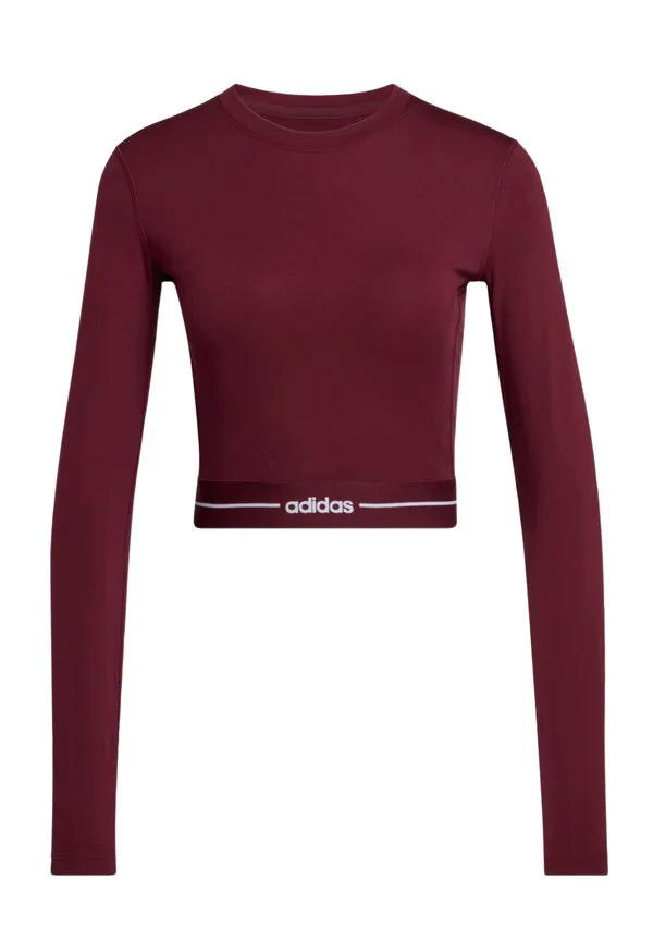 Топ с длинными рукавами Adidas Performance, Maroon — фото 3