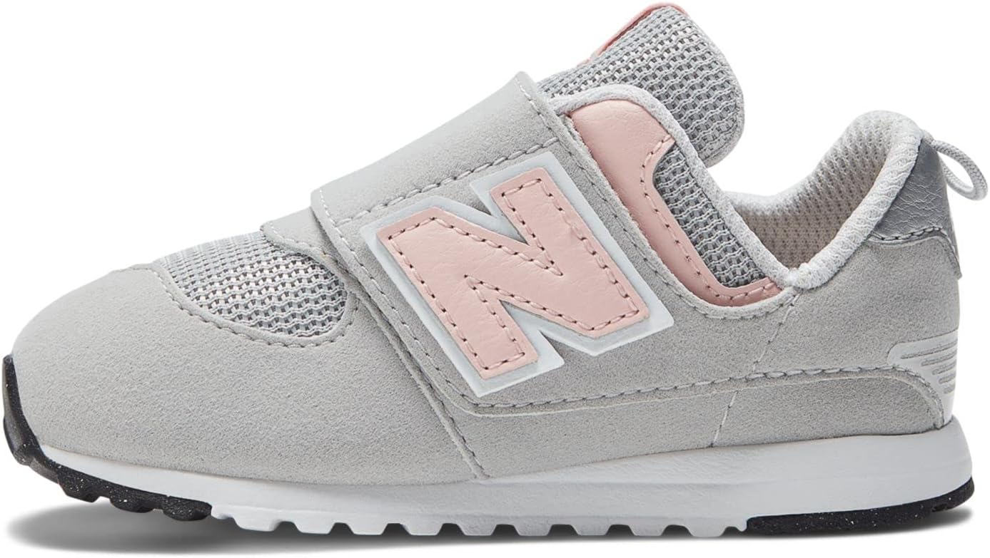 Кроссовки New Balance 574 New-b для маленьких мальчиков на липучке, розовый — фото 4