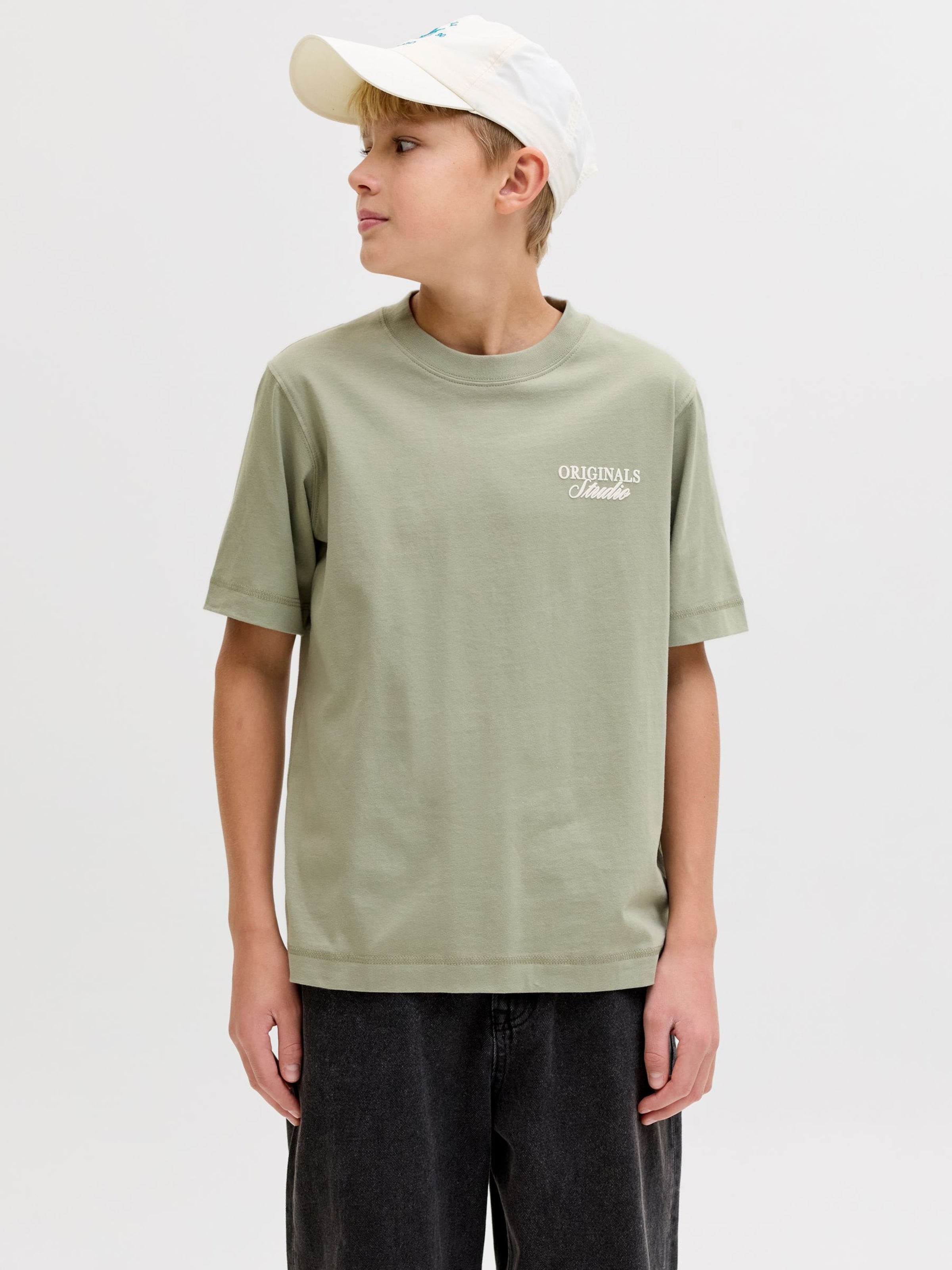 Jack & Jones Junior Футболка 'JORNorrebro' в цвете Reed — фото 4