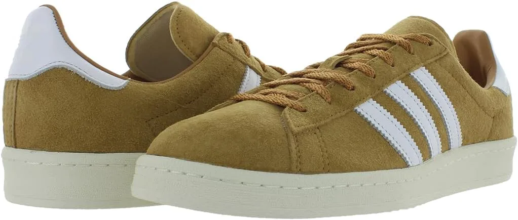 Мужские кроссовки Adidas Campus 80s, белый/бежевый/коричневый — фото 2