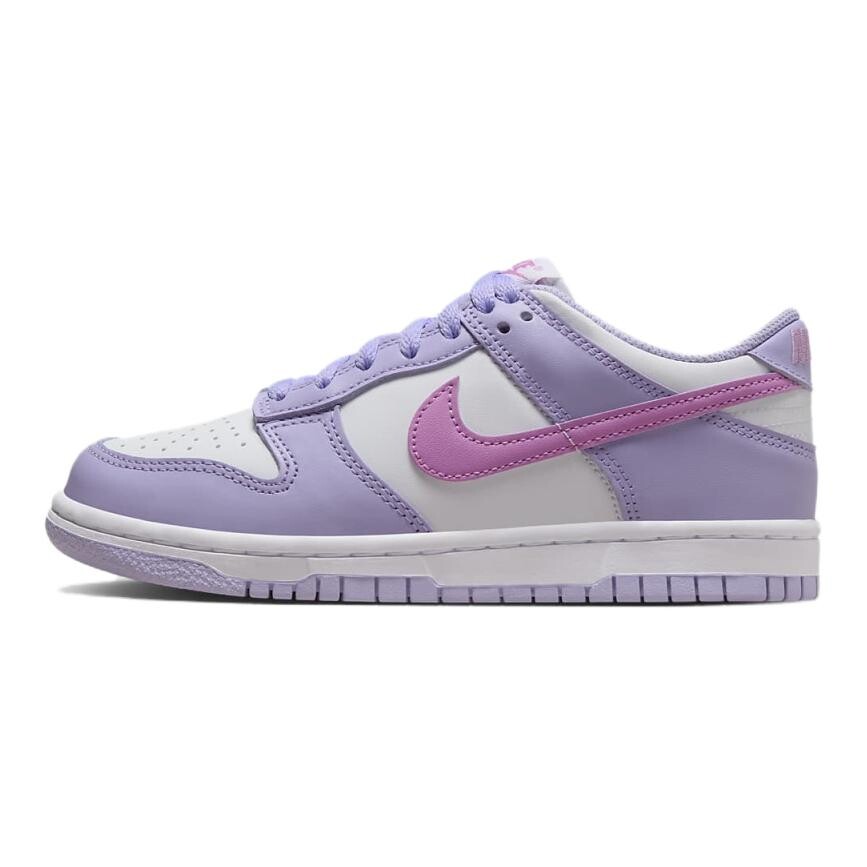 

Кроссовки для скейтбординга Dunk Kids GS Low-top Фиолетовый/белый Nike, фиолетовый