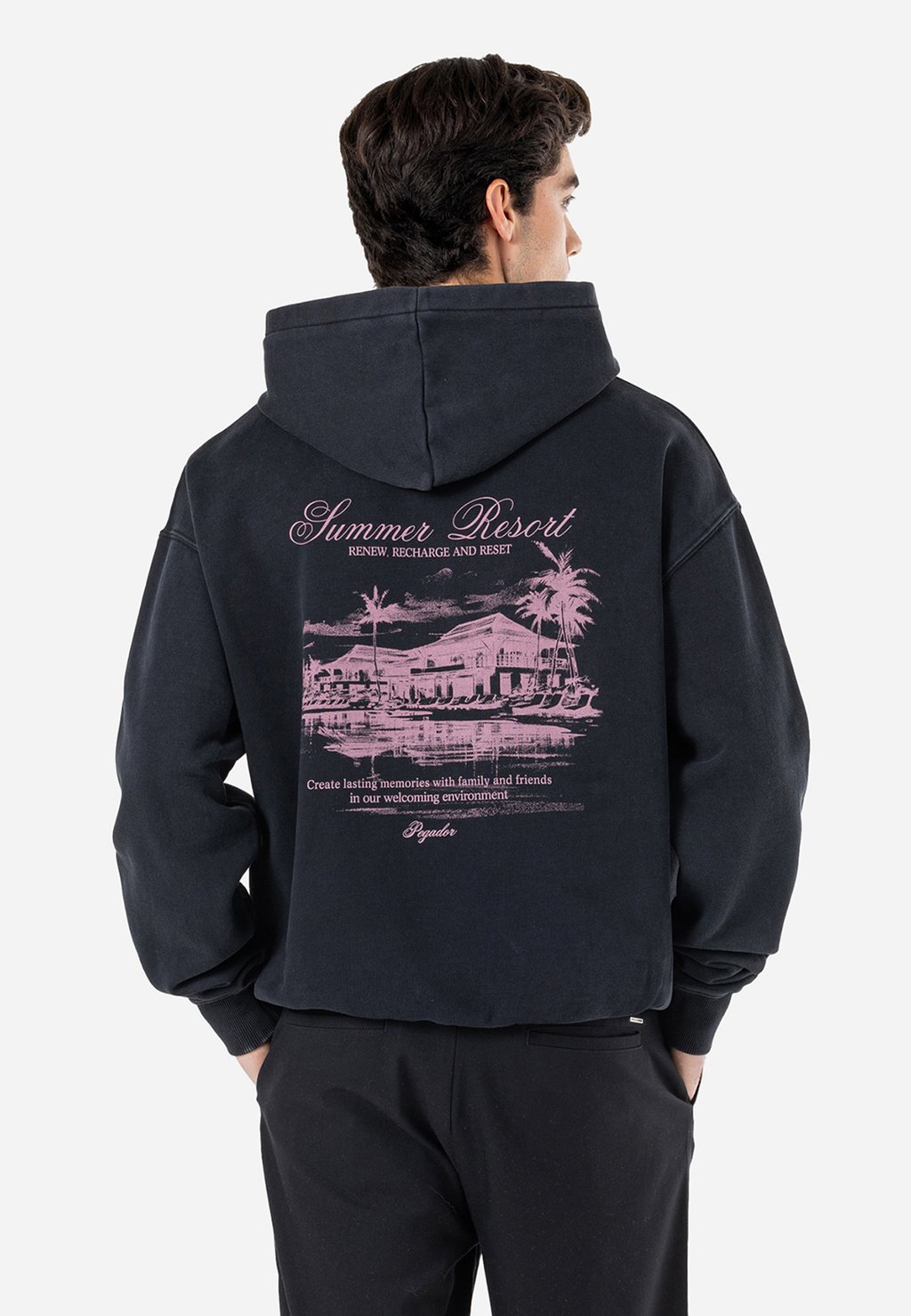 

Толстовка с капюшоном POLION HOODIE - Sweatshirt Pegador, черный
