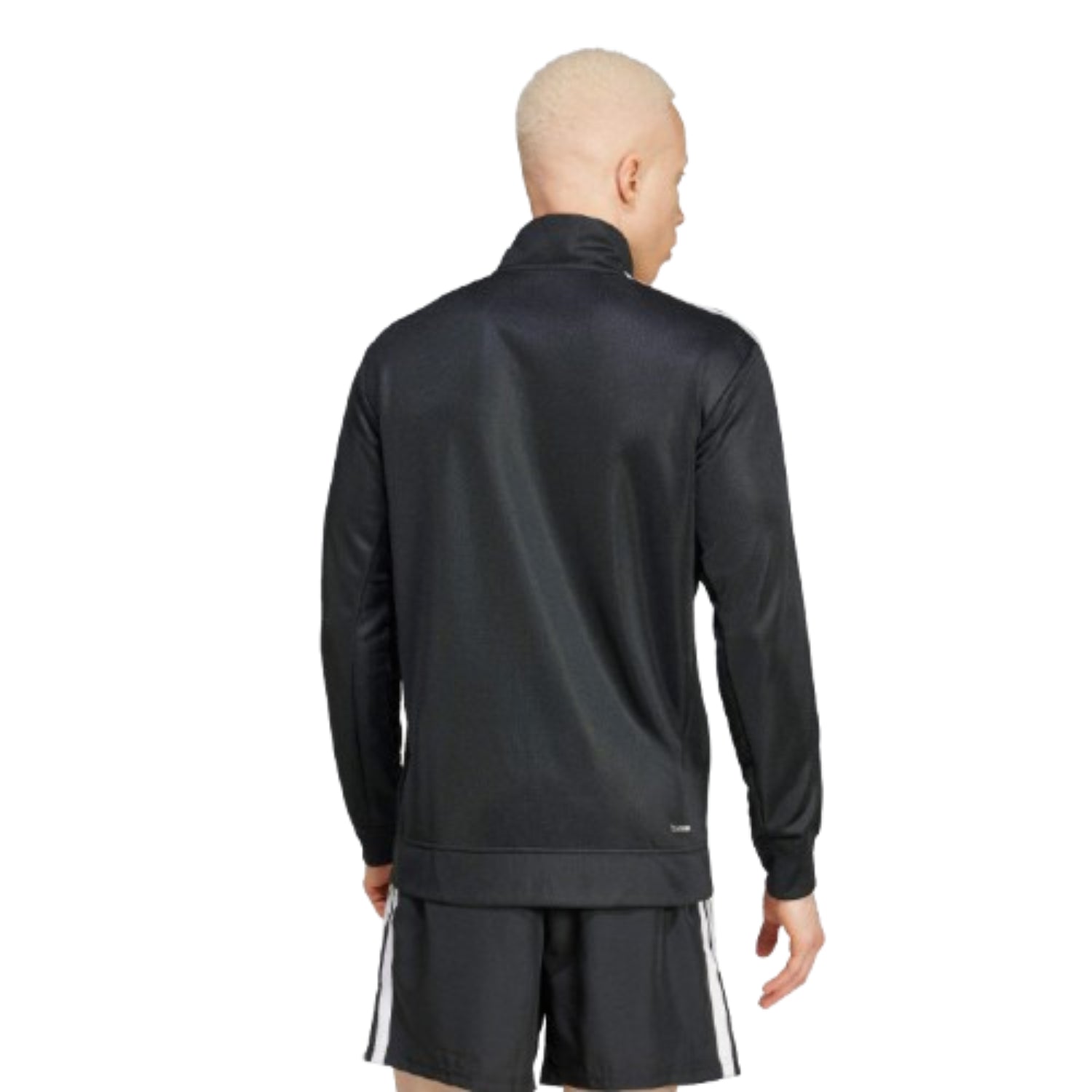 Спортивная куртка Adidas Essentials 3-Stripes Training Track Jacket 'Black White' — фото 2