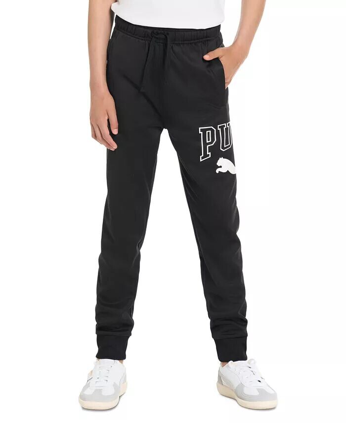 

Флисовые спортивные брюки Big Boys Squad Pack Puma, черный