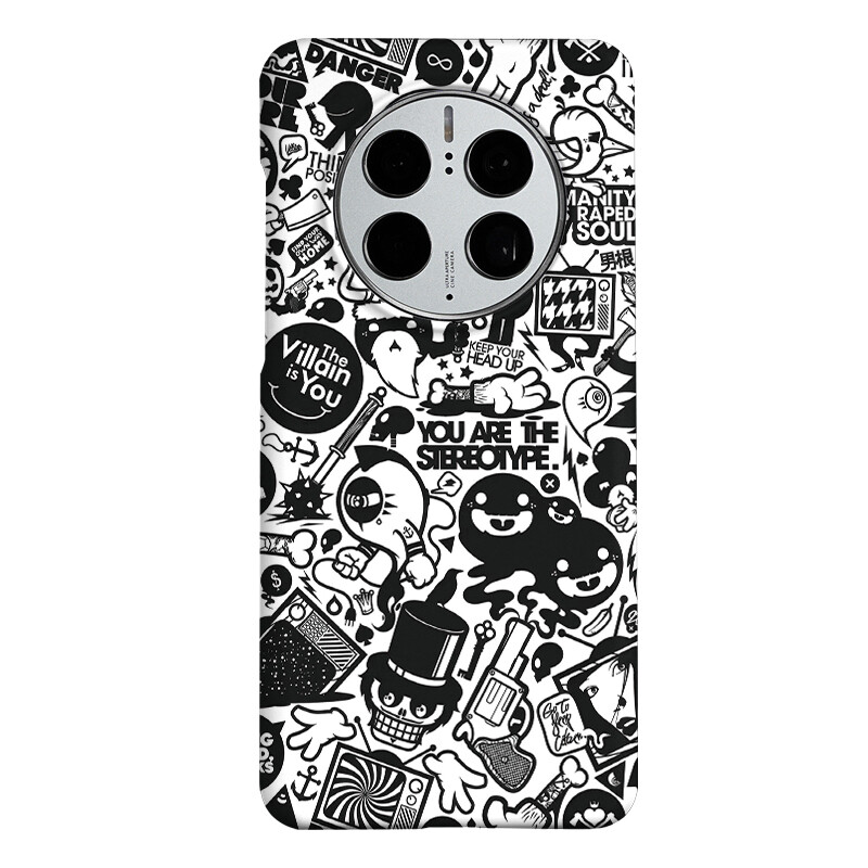 

Чехол для телефона Keshami, Black and white smashed eggs