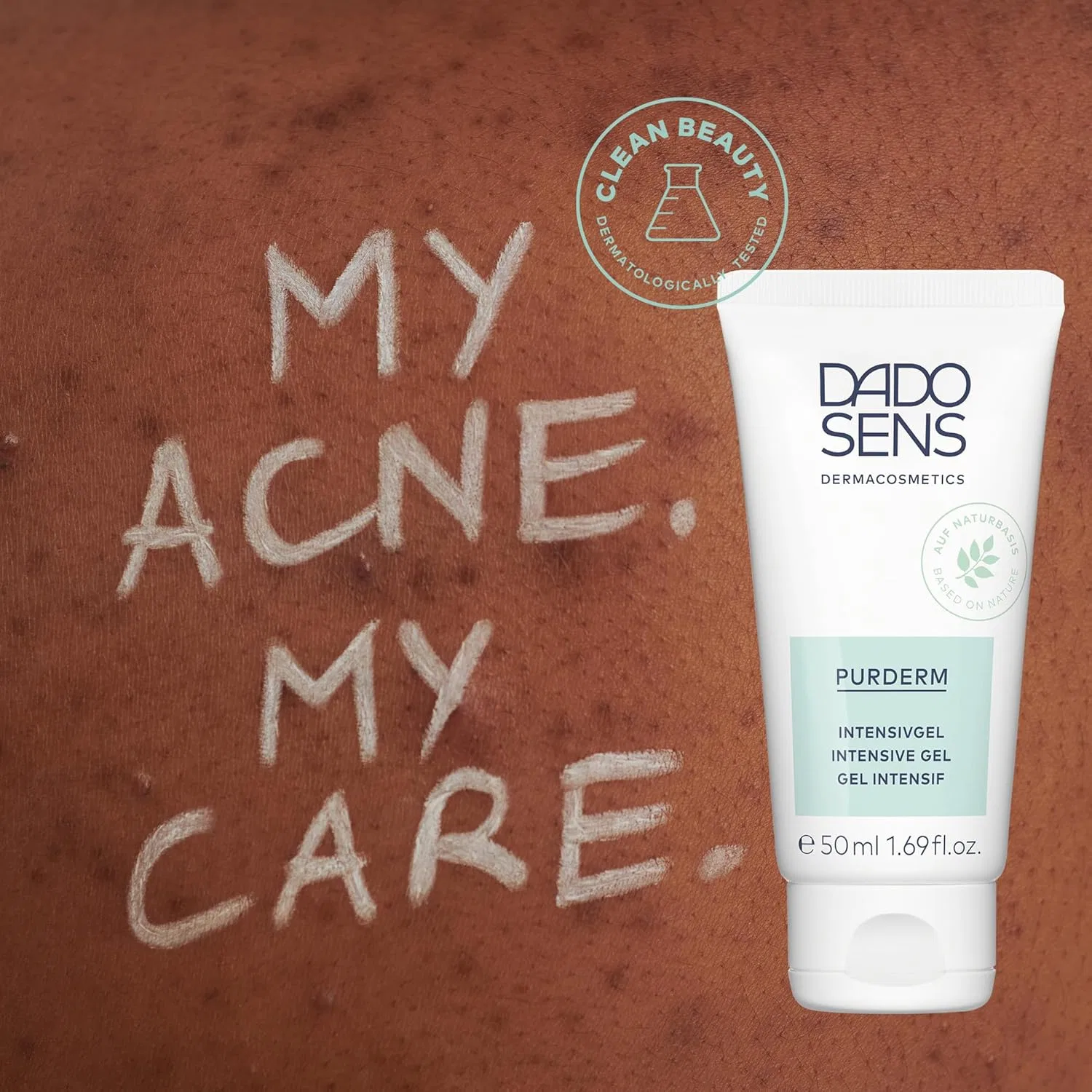 Сыворотка Dado Sens — Интенсивный гель «Purderm» от для ухода за проблемной кожей — фото 3
