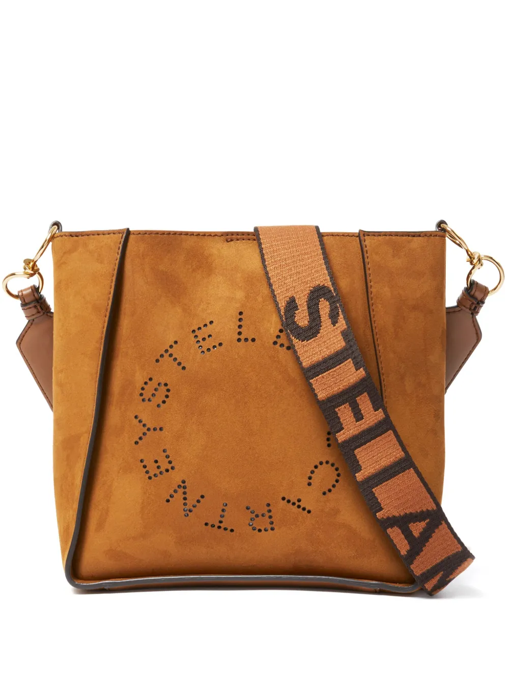 

Мини-сумка через плечо Logo Square STELLA MCCARTNEY, коричневый