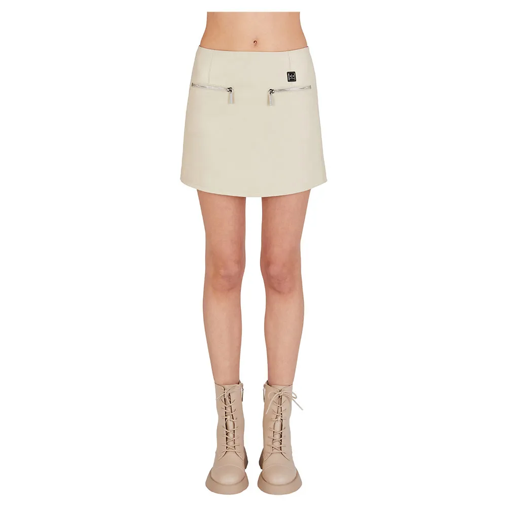 

Юбка Armani Exchange XW000219_AF10854 short skirt, бежевый