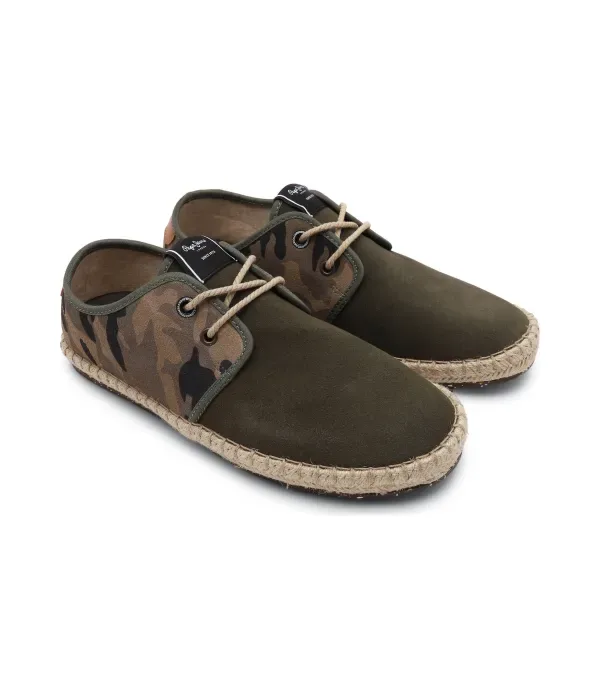 Теннисные кроссовки Tourist Claic Camo Pepe Jeans London, зеленый — фото 3