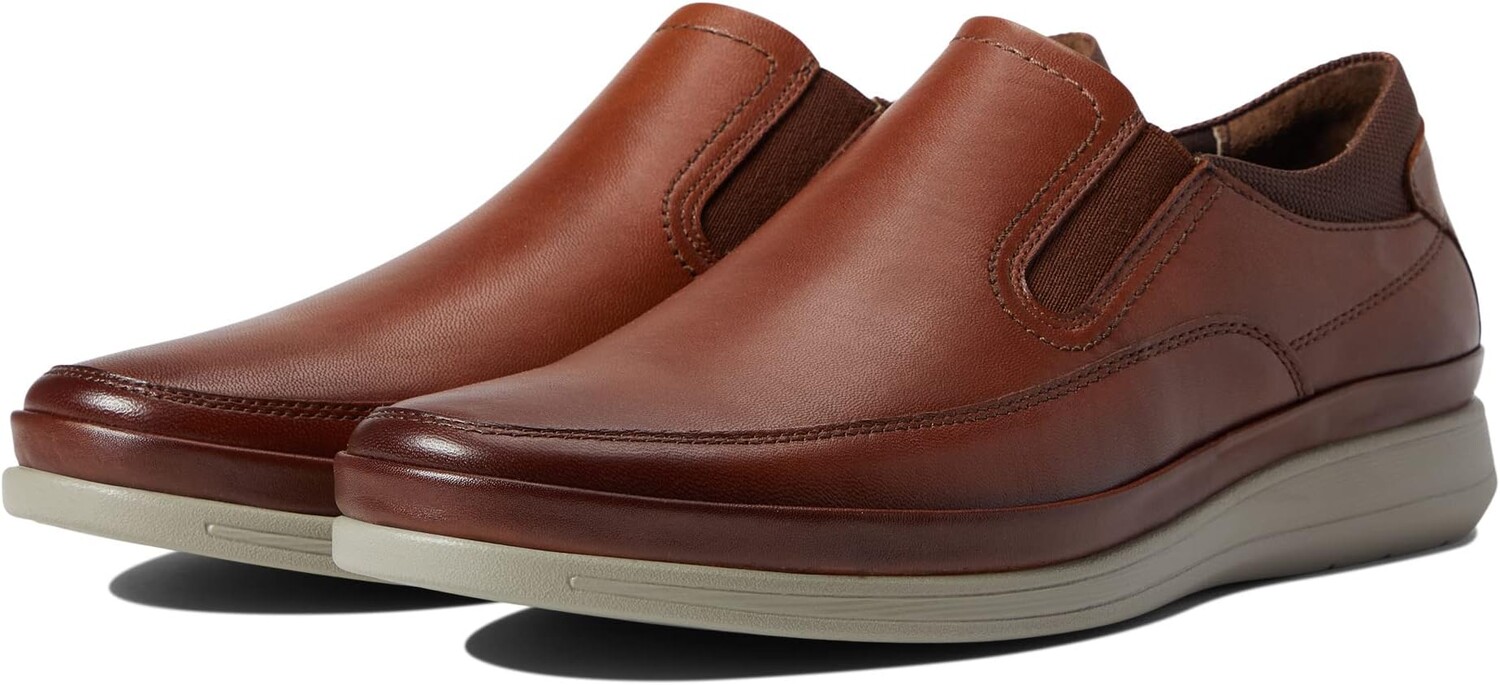 

Лоферы Motion Moc Toe Slip-On Florsheim, цвет Cognac Smooth 1