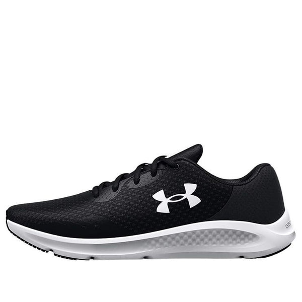 

Кроссовки charged pursuit 3 4e wide 'black white' Under Armour, черный
