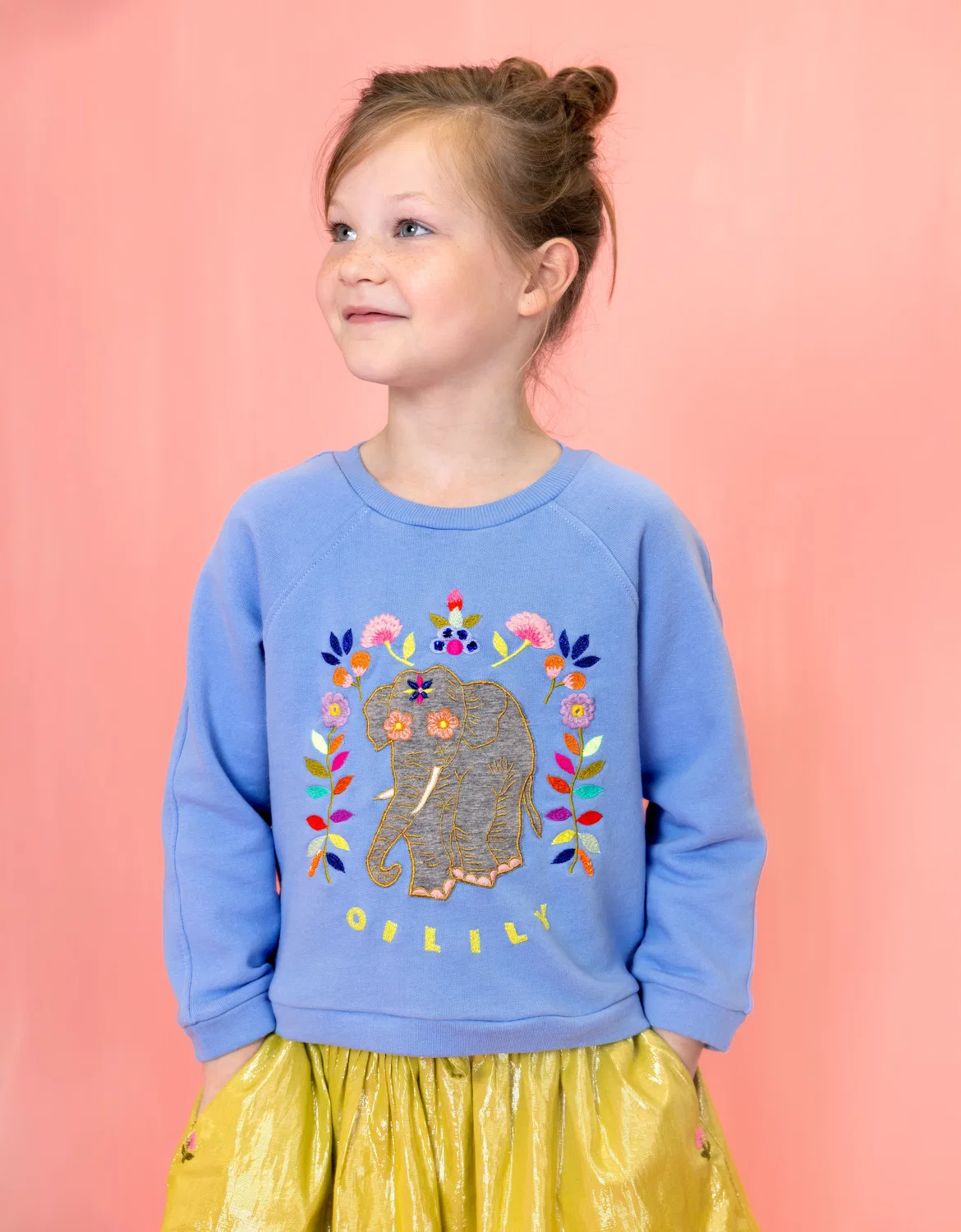 Капуzenpullover, хлопок, Oilily, синий — фото 2