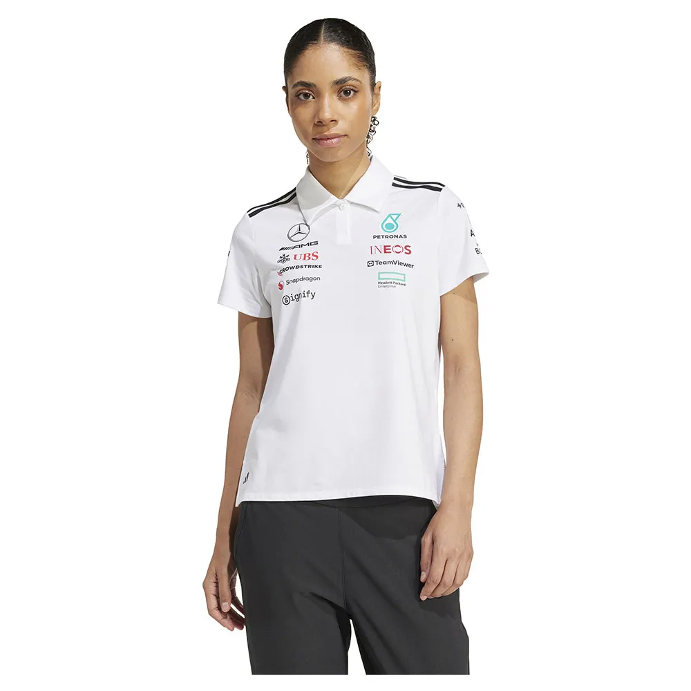 

Поло с коротким рукавом adidas Mercedes TM AMG Petronas F1 Team, белый