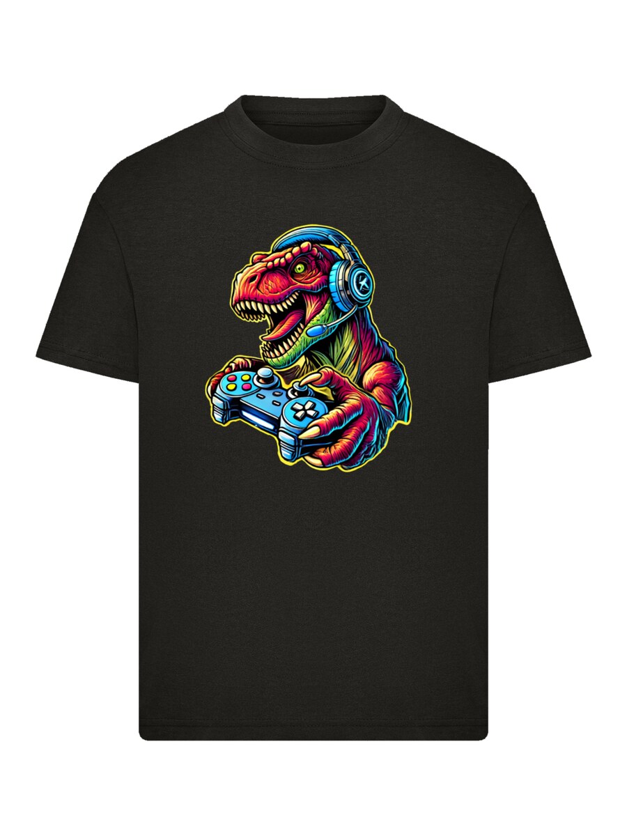 

Рубашка F4NT4STIC Dinosaurier Gamer, черный