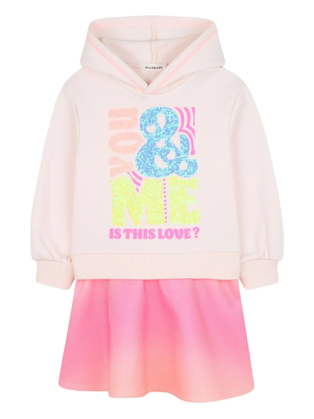 

Платье с принтом Billieblush, розовый