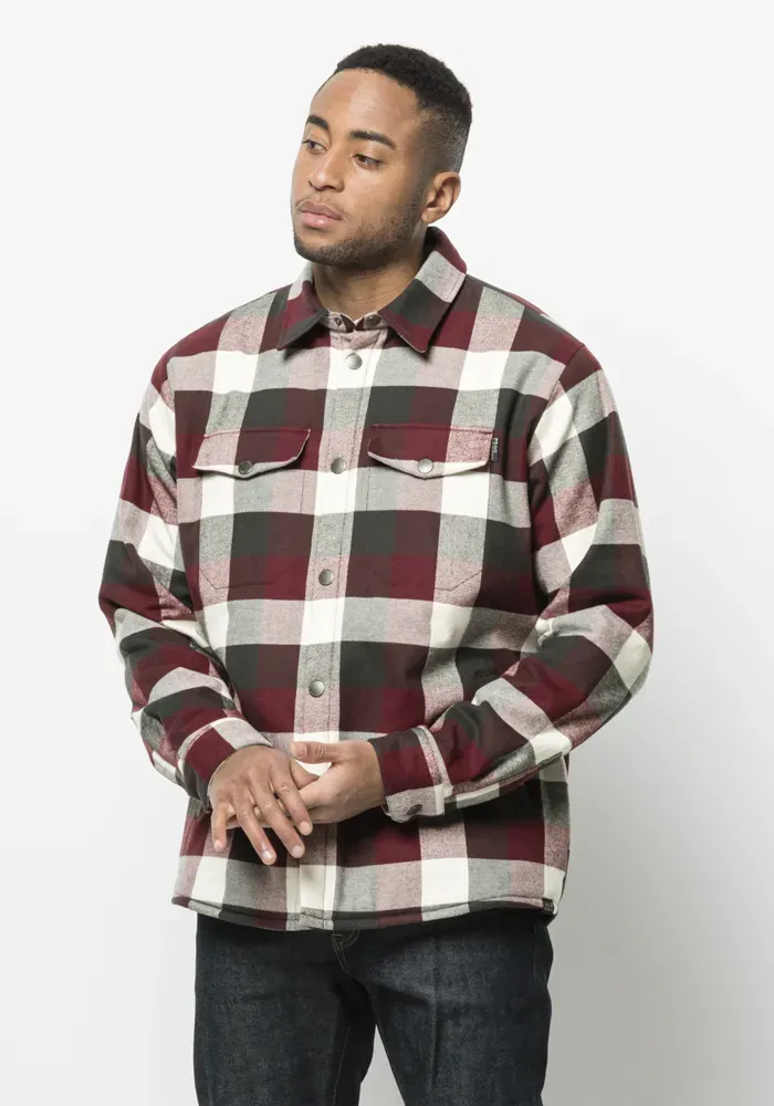 

Рубашка в клетку Jack Wolfskin "FELSENWEG INS SHIRT M", цвет Cordovan-Red-Checks