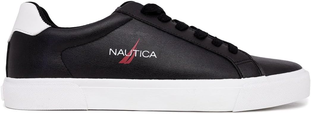 Мужская повседневная обувь Nautica, классические низкие лоферы на шнуровке, модные кроссовки - в стандартных и широких размерах, белый/черный/зеленый — фото 2