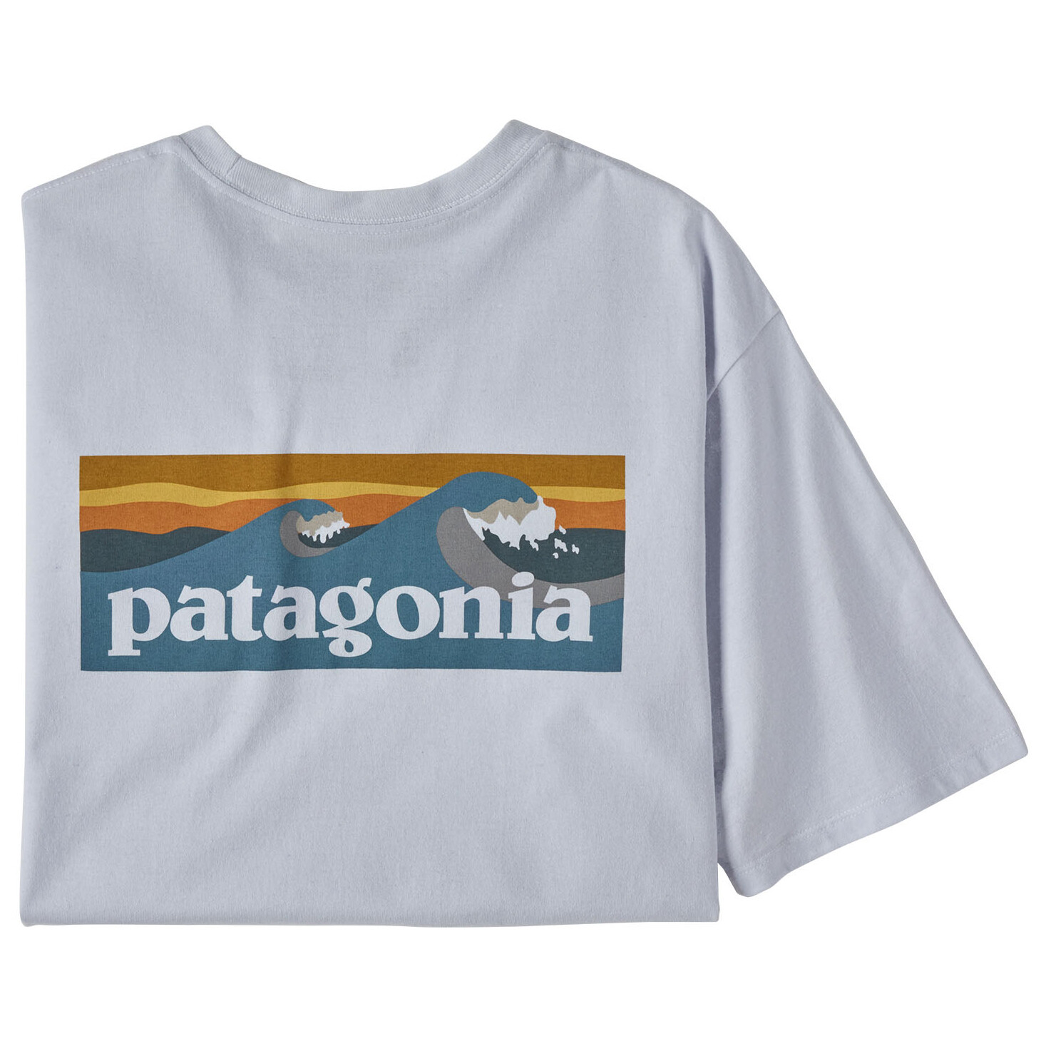 

Футболка Patagonia Boardshort Logo Pocket Responsibili Tee, белый