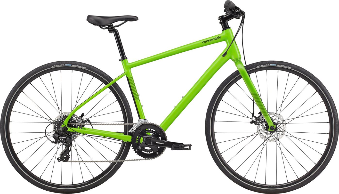 

Гибридный велосипед Cannondale Quick 5 28, лимонный