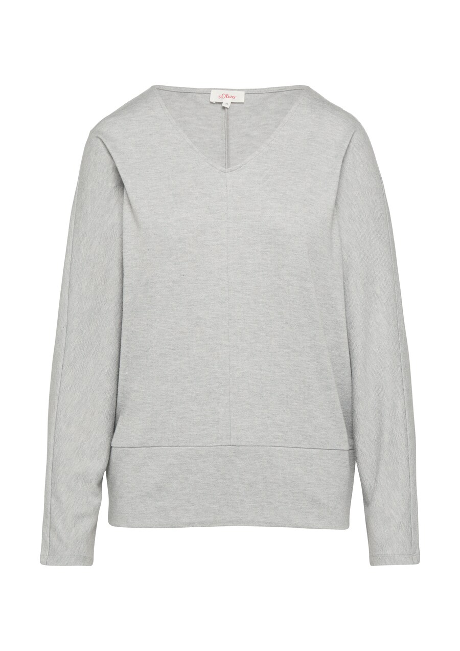 

Лонгслив s.Oliver, mottled grey