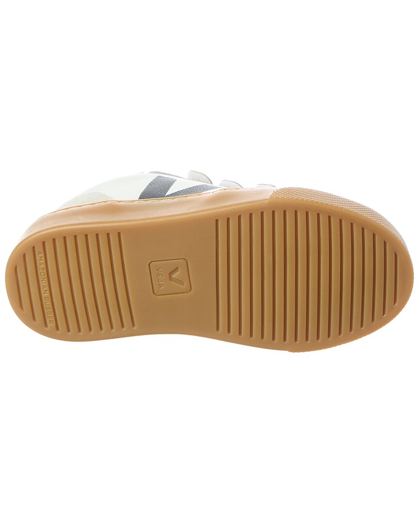 Кроссовки VEJA Small V-90 OT из кожи, белый — фото 4