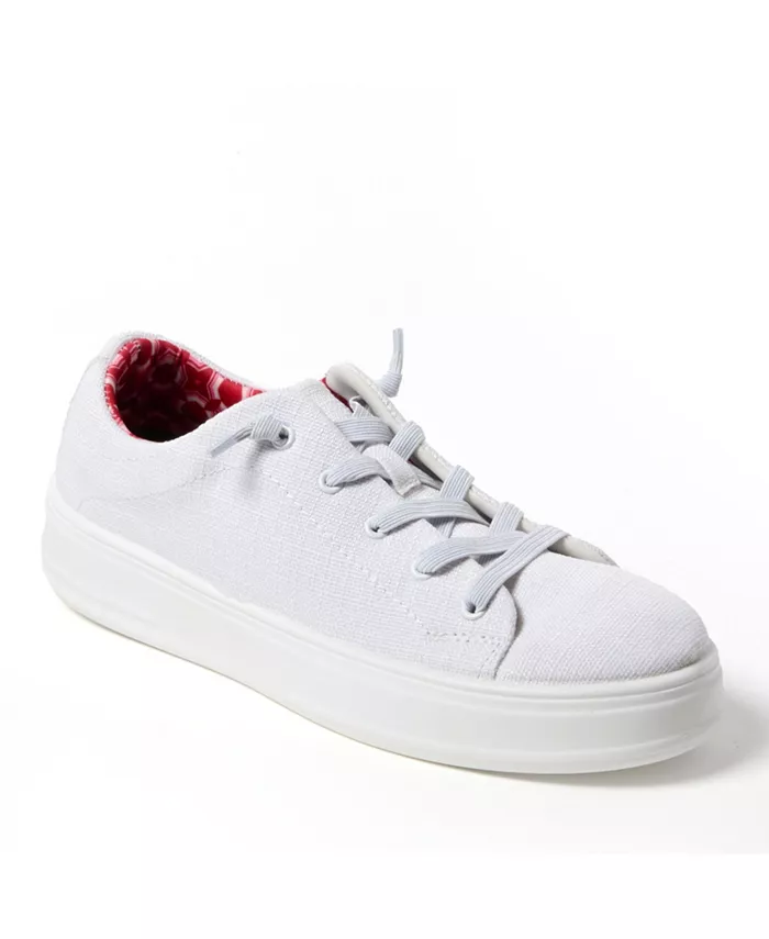 Женские слипоны Mabel Woven Dearfoams, белый
