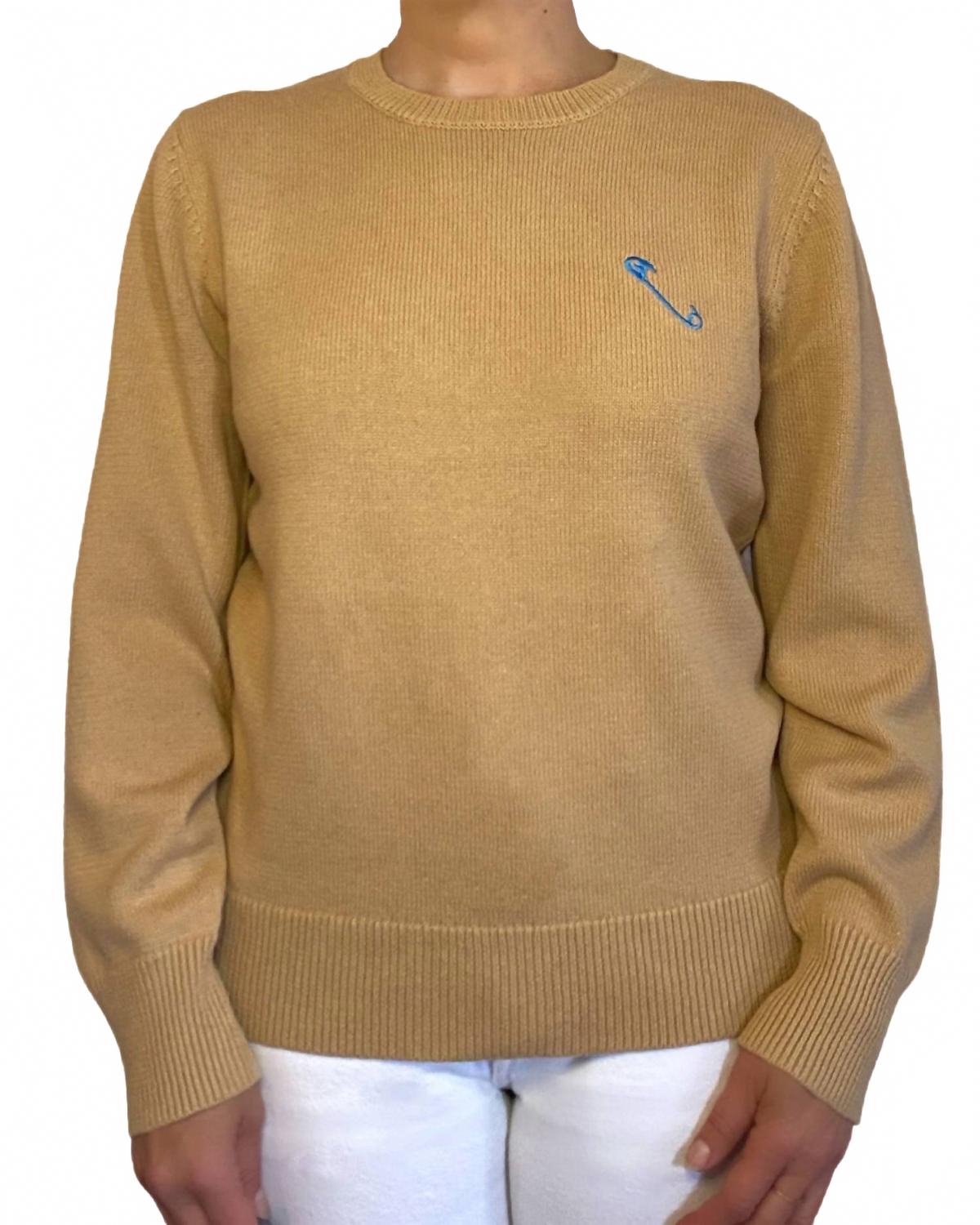 

Свитер с булавками в цвете карамель/бирюза Replica Los Angeles, Caramel/Cyan