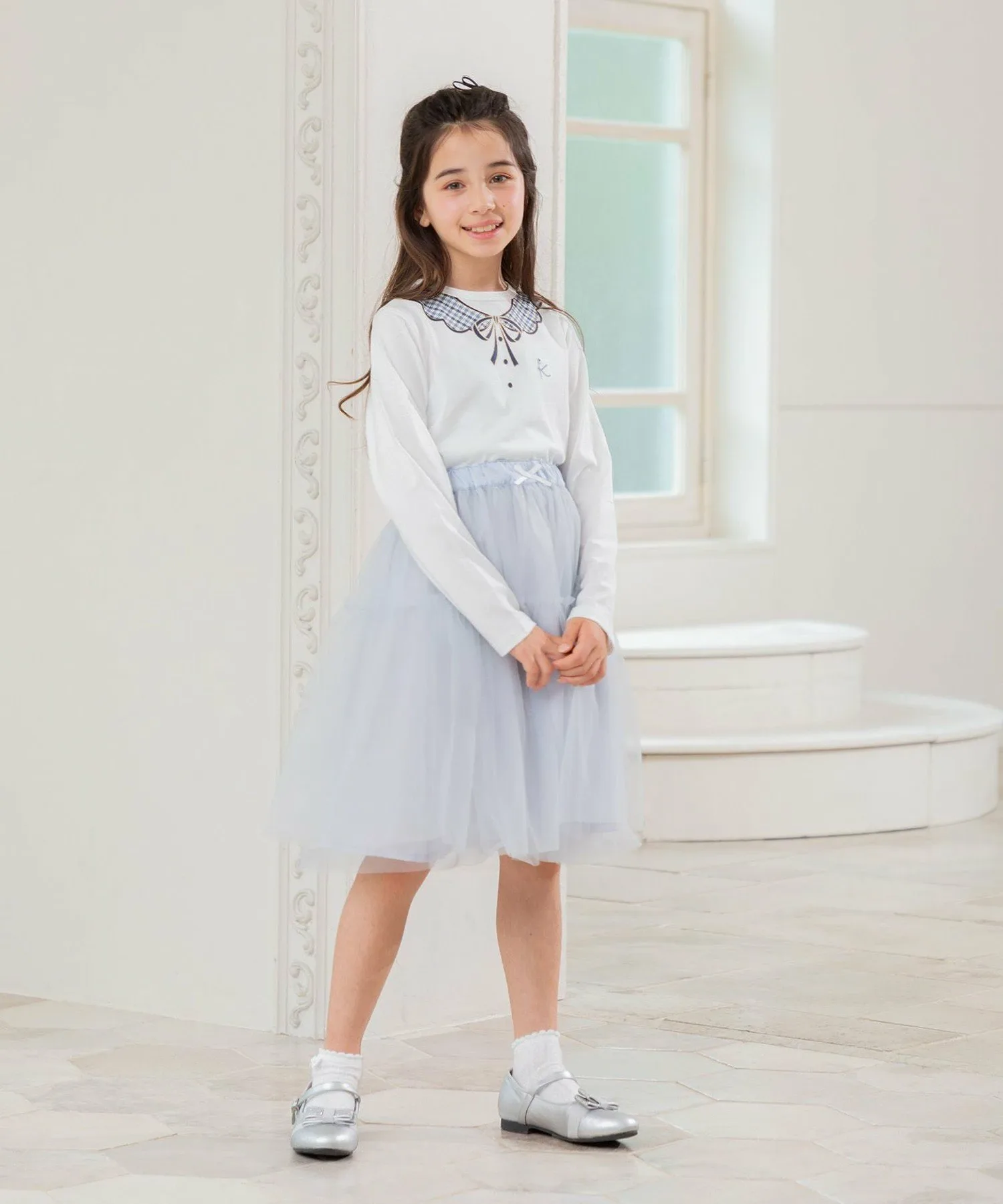 Юбка из тюля Kids Suite, Saxophone blue [073] — фото 3