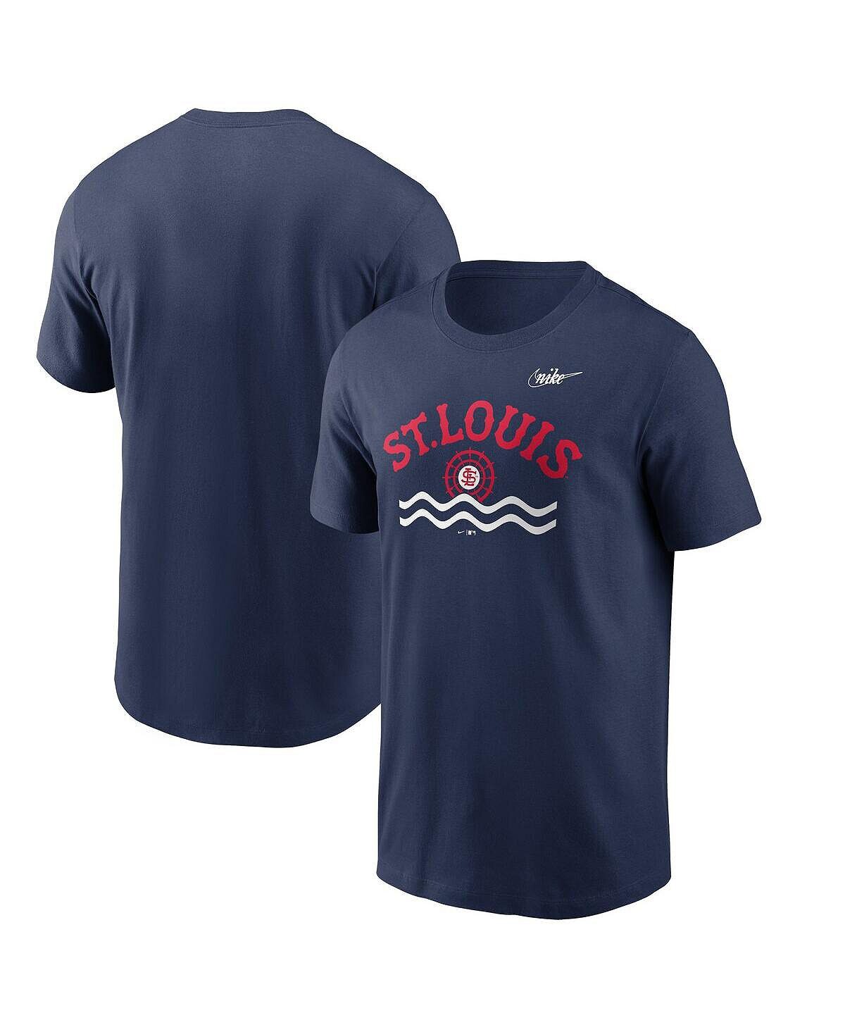 

Мужская темно-синяя футболка St. Louis Cardinals Wheel Hometown Nike, Синий, Мужская темно-синяя футболка St. Louis Cardinals Wheel Hometown Nike