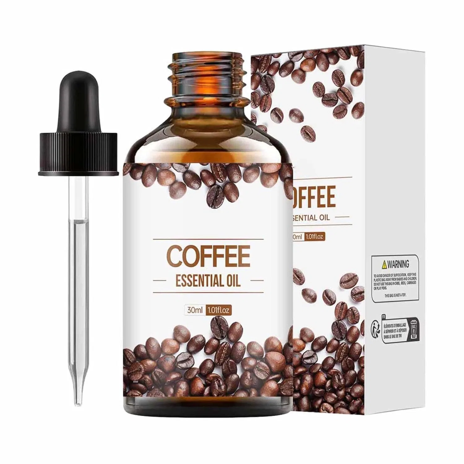 Органическое кофейное масло для лица и тела Generisch, 1Pcs