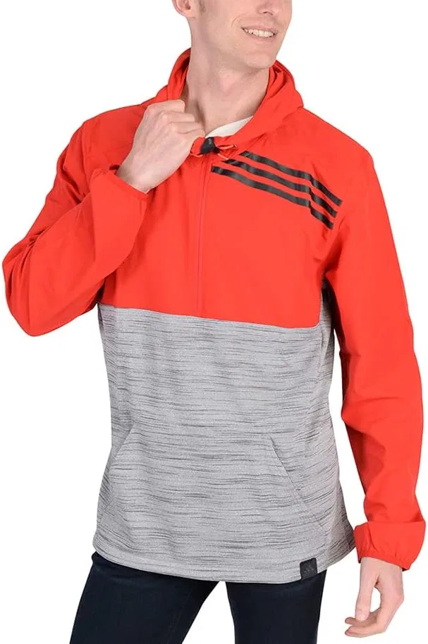 Мужская ветровка adidas Anorak, красный/черный/серый