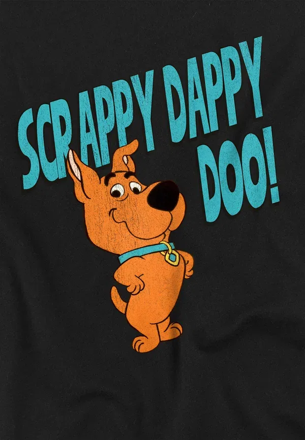 Футболка Cotton Soul Scooby doo! scrappy doo print t-shirt, черный — фото 3