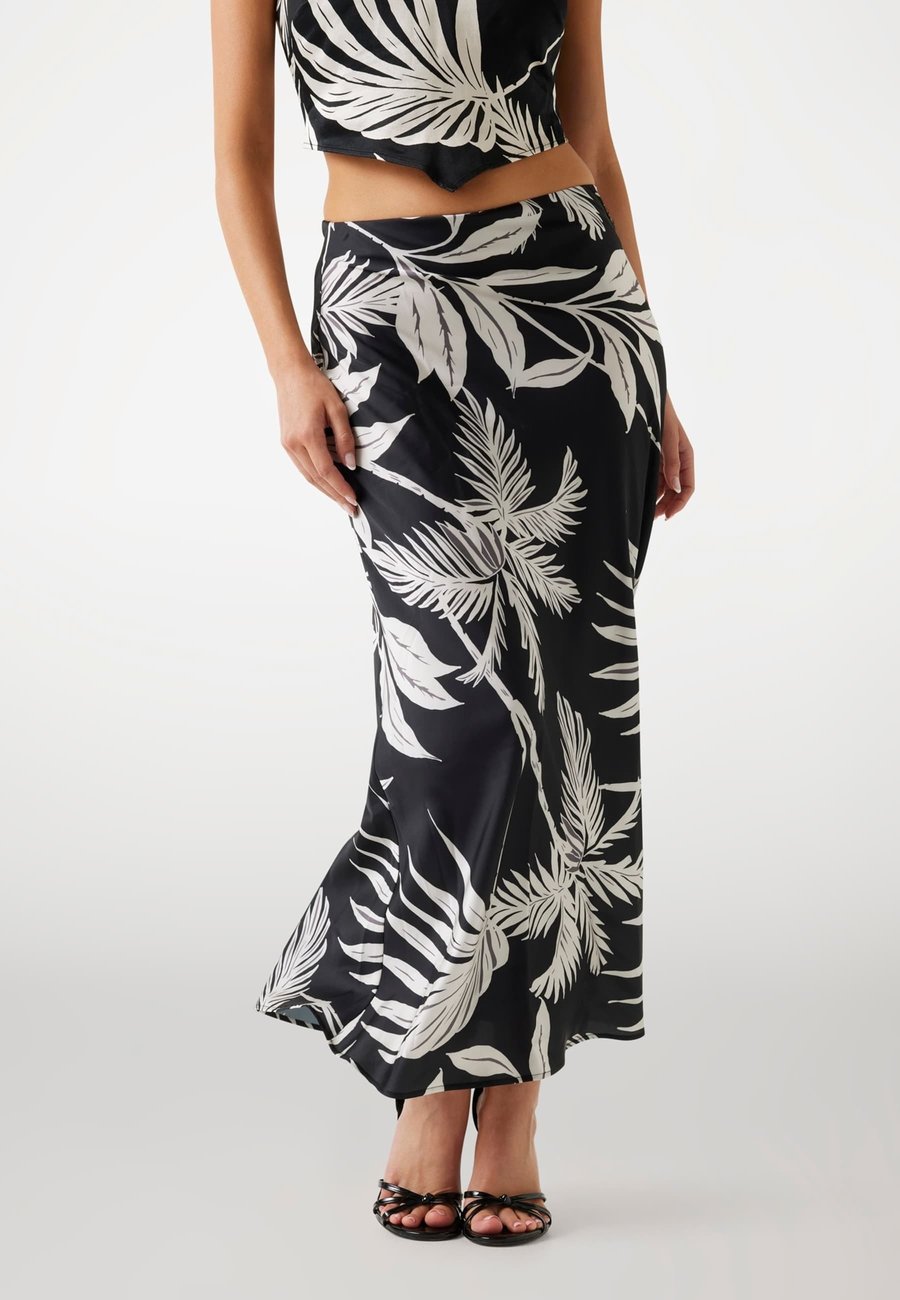 

Юбка Guess LANGER , Blumenmuster Schwarz/Black