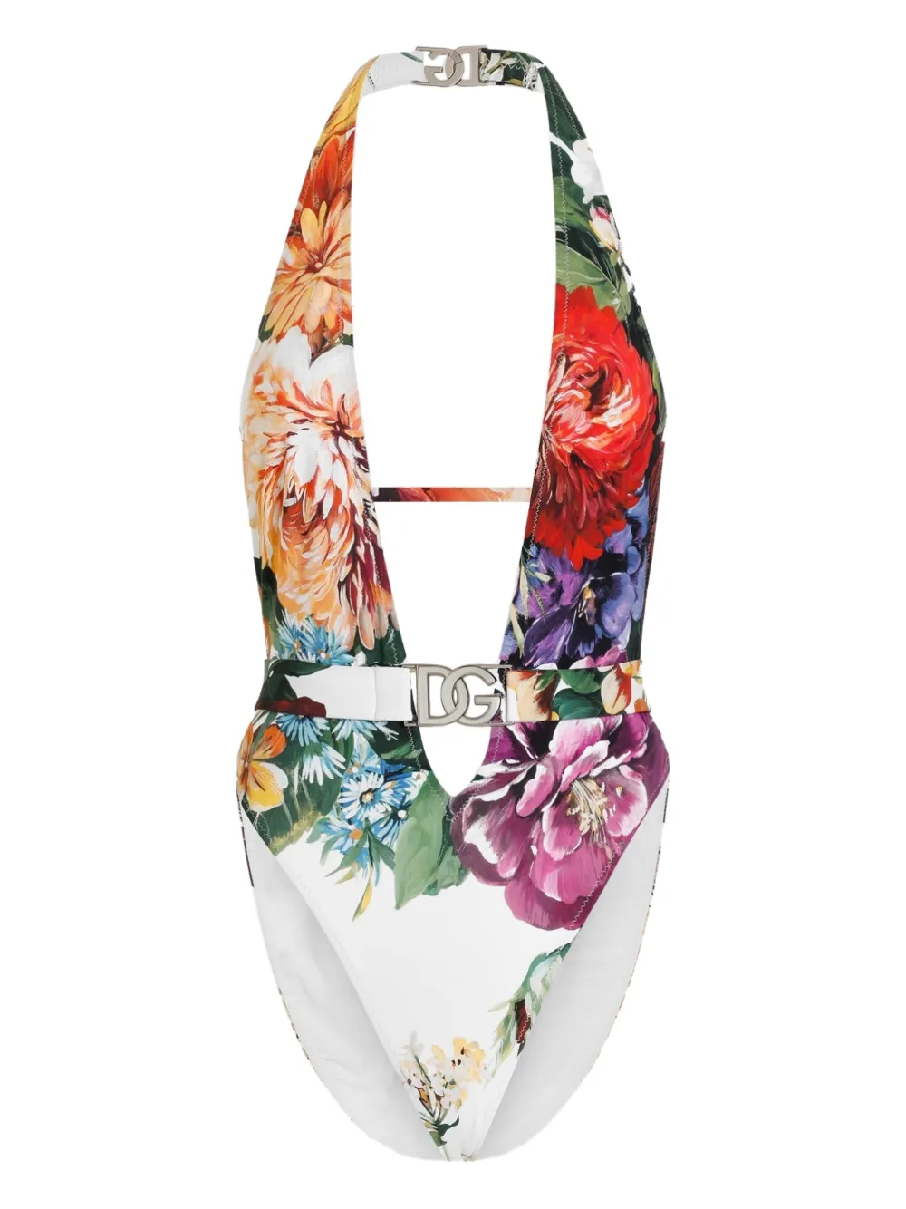 

Купальник с логотипом DG DOLCE & GABBANA, белый