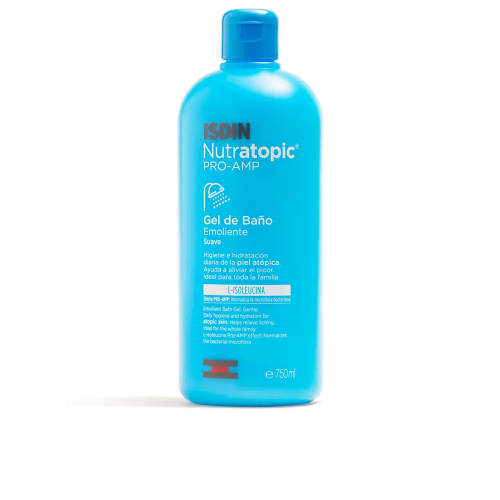 

Гель для душа Nutratopic pro-amp gel de baño emoliente piel atópica Isdin, 750 мл.