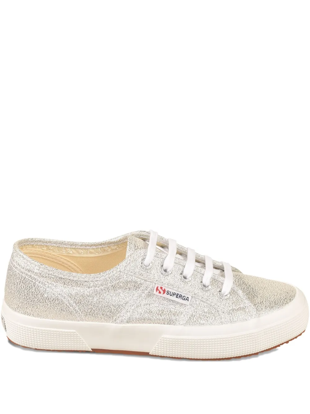 

Кеды с блестками Superga, серебряный