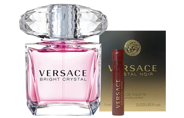 VERSACE Розовый кристальный бриллиант женский парфюмерный Набор в подарочной коробке гель для душа+увлажняющий лосьон туалетная вода — фото 4