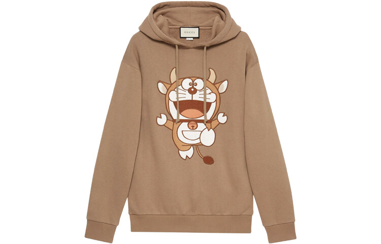 

Толстовка женская Doraemon x Gucci, коричневый