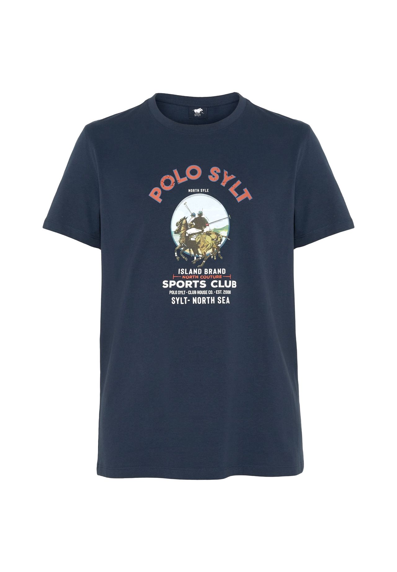 

Футболка с принтом Polosport POLO SYLT, цвет 19-4010 Total Eclipse