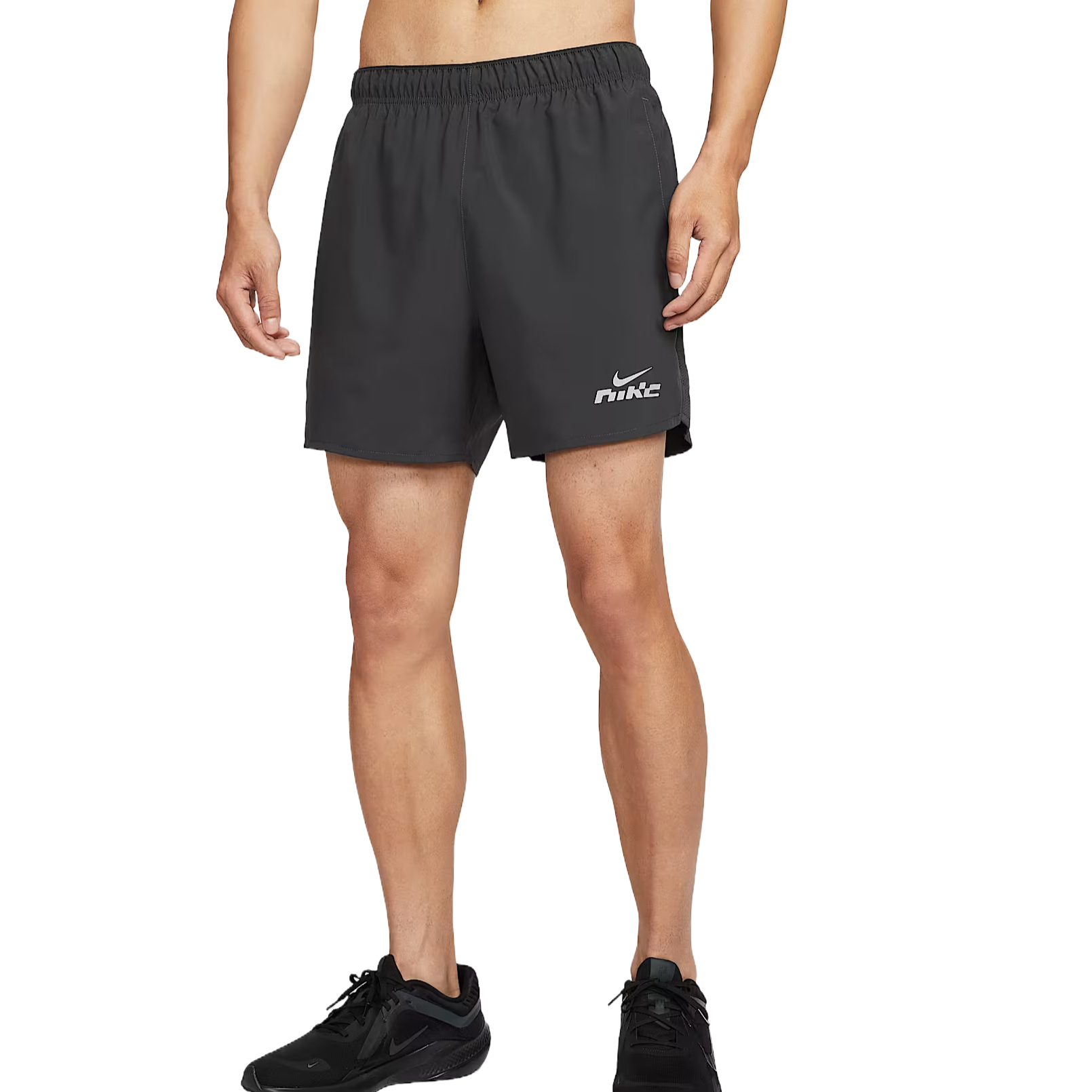 Мужские шорты для спорта Challenger Dri Fit Dark Smoke Gray Nike, серый — фото 4