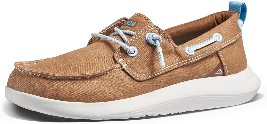 Мужские лодочные туфли REEF Swellsole, коричневый — фото 2
