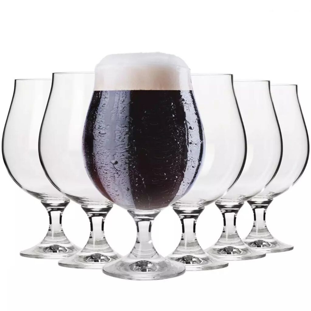 

Пивные бокалы KROSNO Elite Dark Stout, набор из 6 шт., 500 мл, прозрачный
