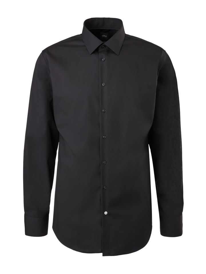 

s.Oliver Рубашка S.OWHO в черном цвете (9999)