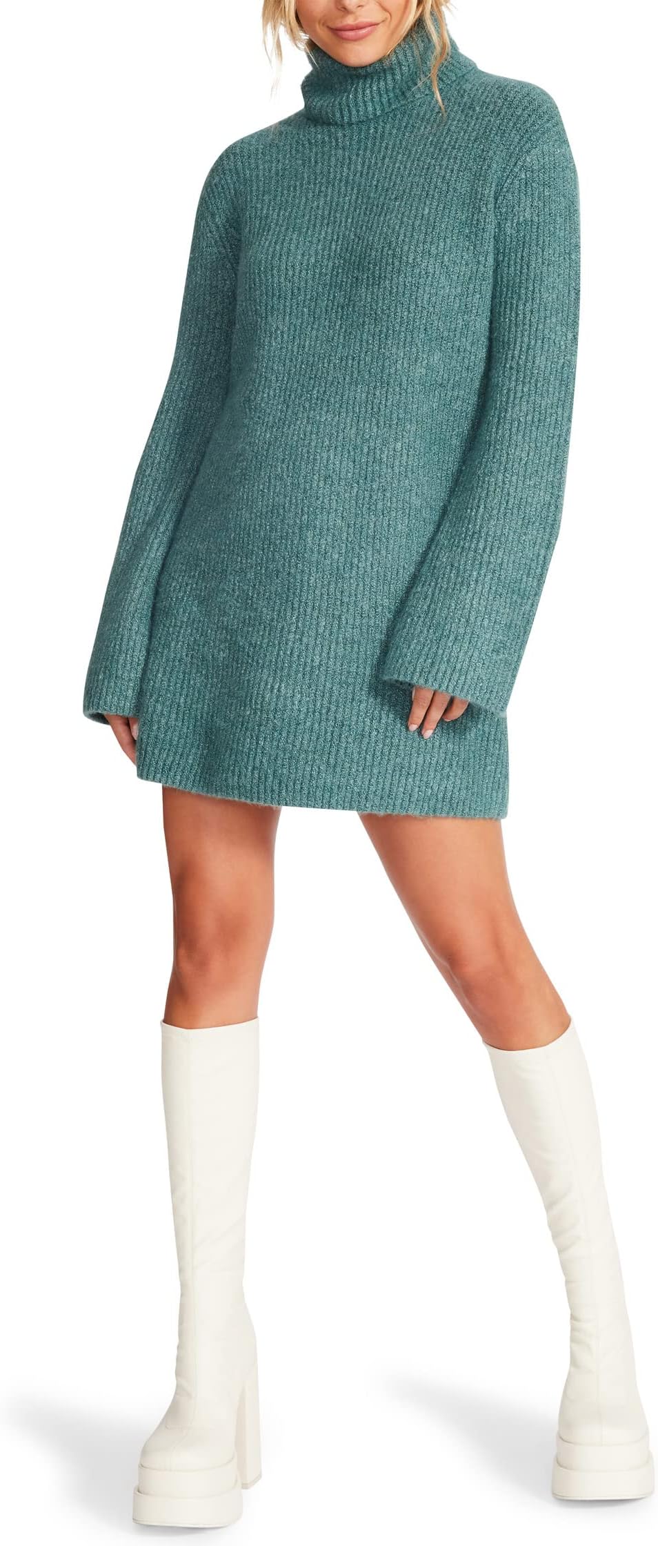 

Платье Steve Madden Abbie Sweaterdress, цвет Foliage Green